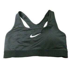 Womens Nike Black Racerback Sports Bra Dri-Fit Size XS Performance Workout